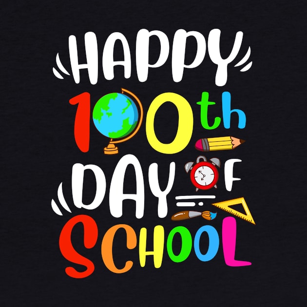 Happy 100th Day of School 100th Day of School Kids Teacher by Jhon Towel